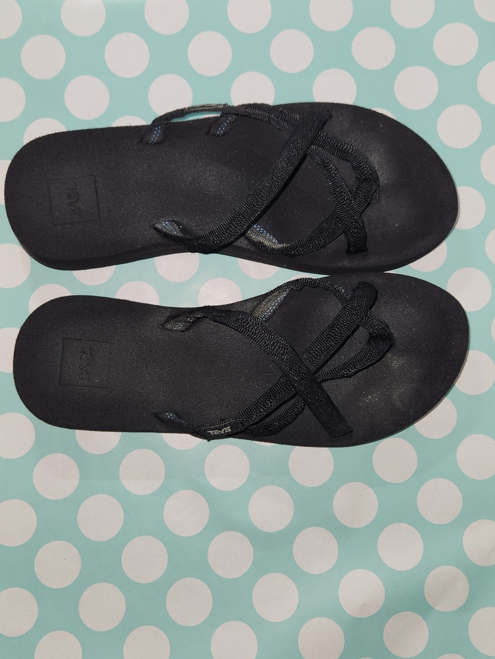 Teva Womens Black Sandals - Picture 3 of 8